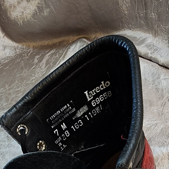 LAREDO ROPER BOOTS SZ 7 - Picture 15 of 16